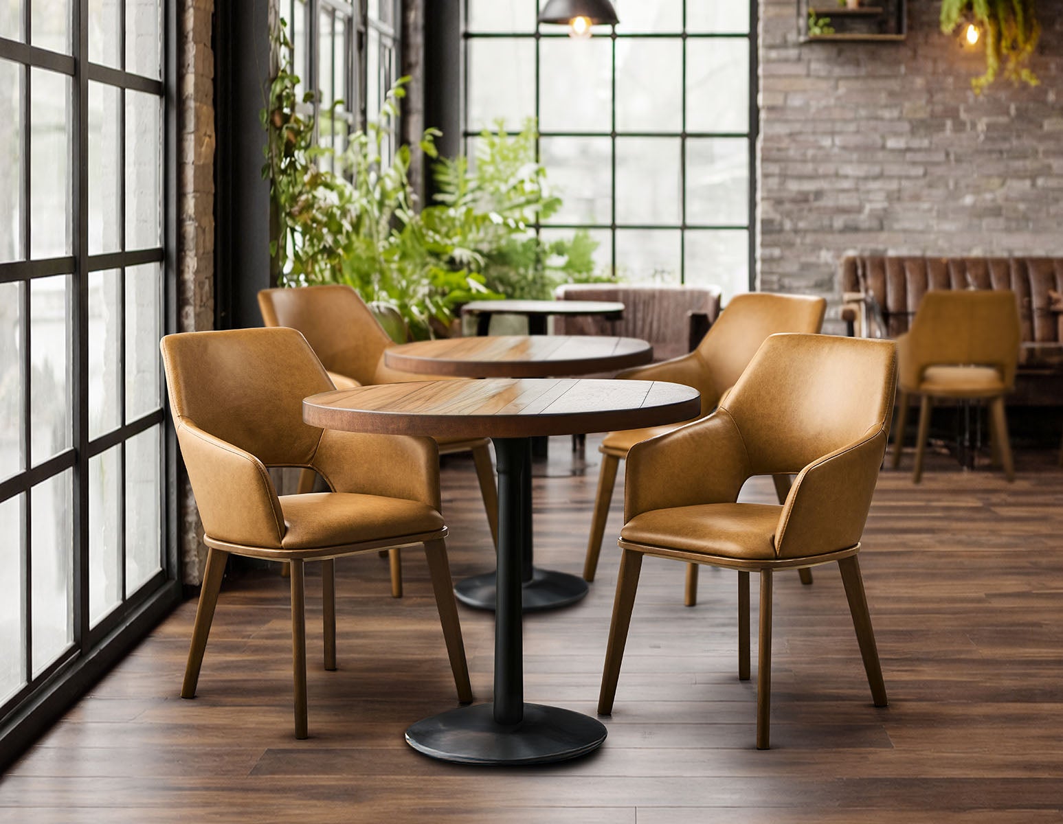 VITTA chaise de salle à manger moderne contemporaine 100% cuir undefined