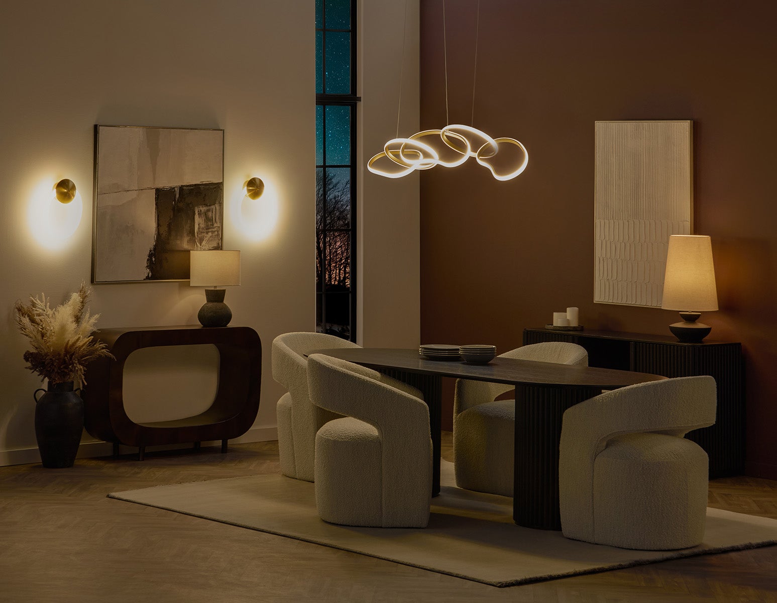 ULANI Suspension contemporaine à intensité variable 120 cm undefined