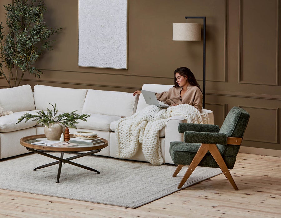 HAZEL chaise d'appoint classique du milieu du siècle undefined