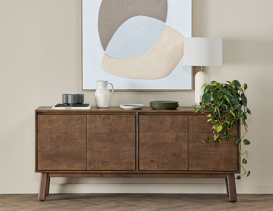 THESSALIA buffet en bois de manguier massif vieilli undefined