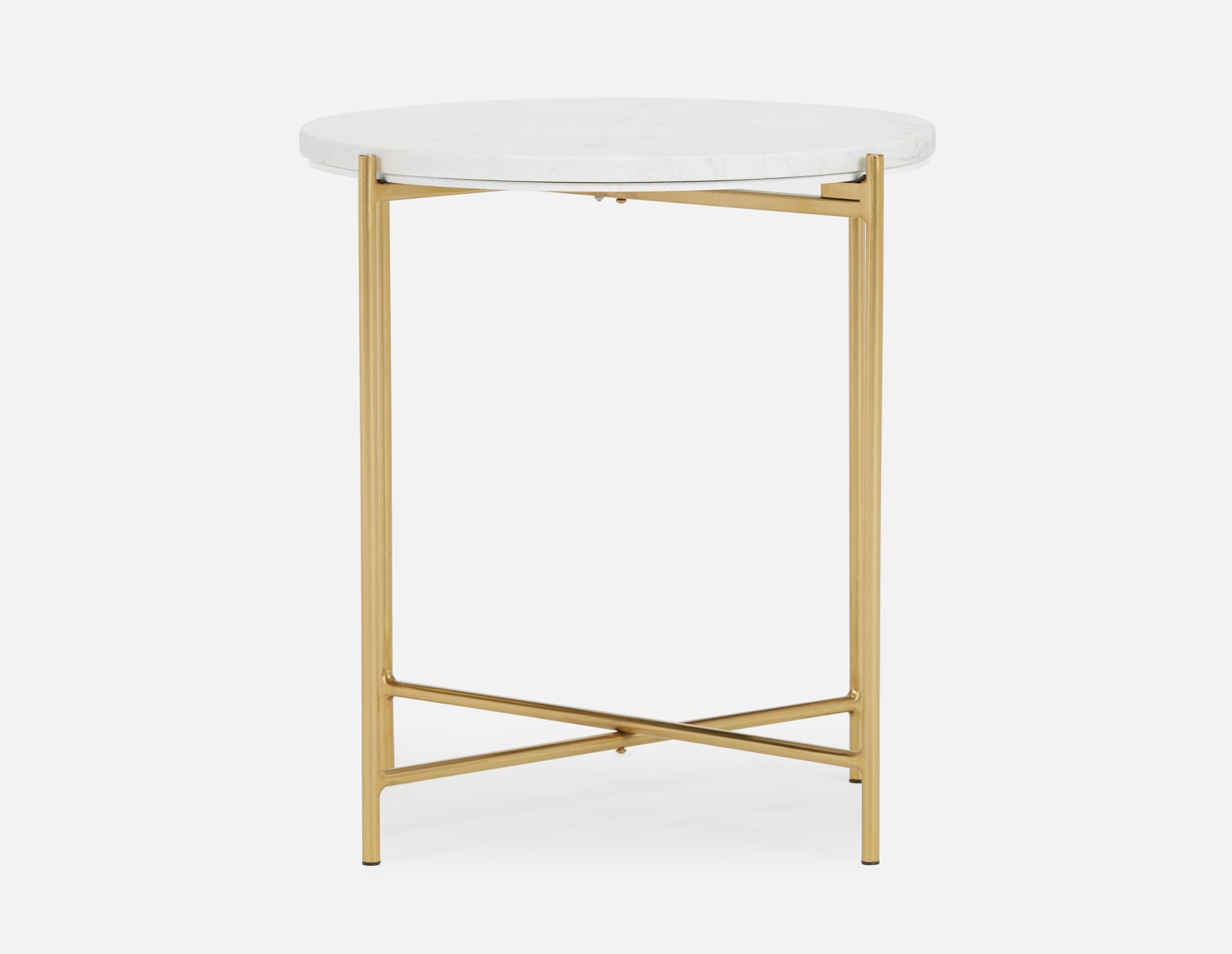 DENVER table d'appoint ronde en marbre 50cm undefined