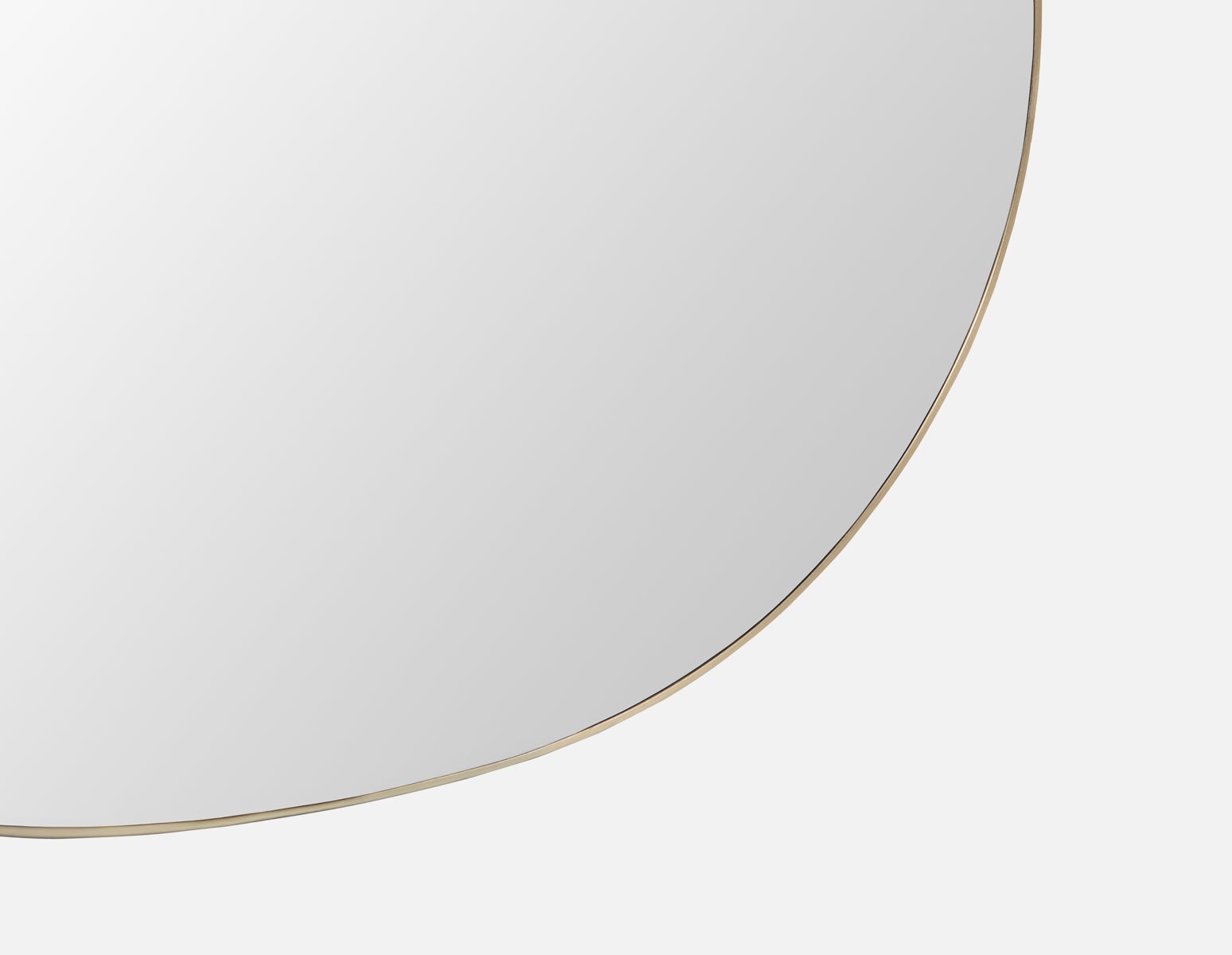 DENNES miroir ovale en acier inoxydable 50 cm x 120 cm undefined