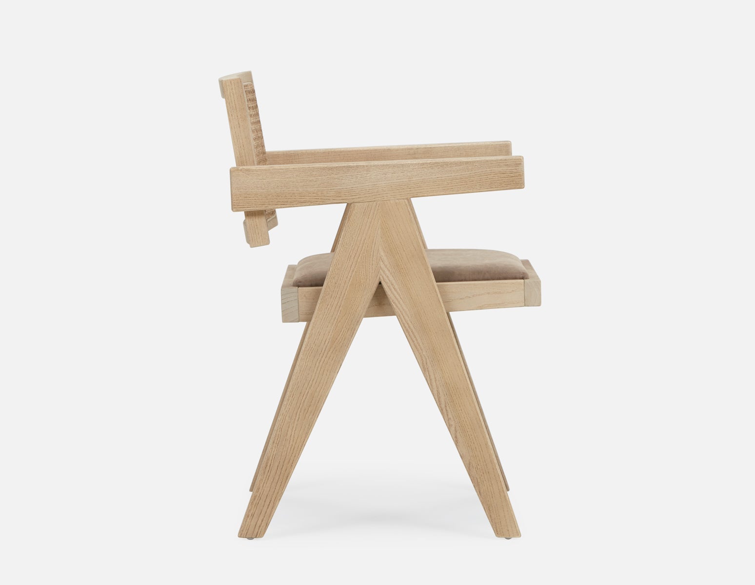 JOSS chaise de salle à manger en rotin naturel avec accoudoirs undefined