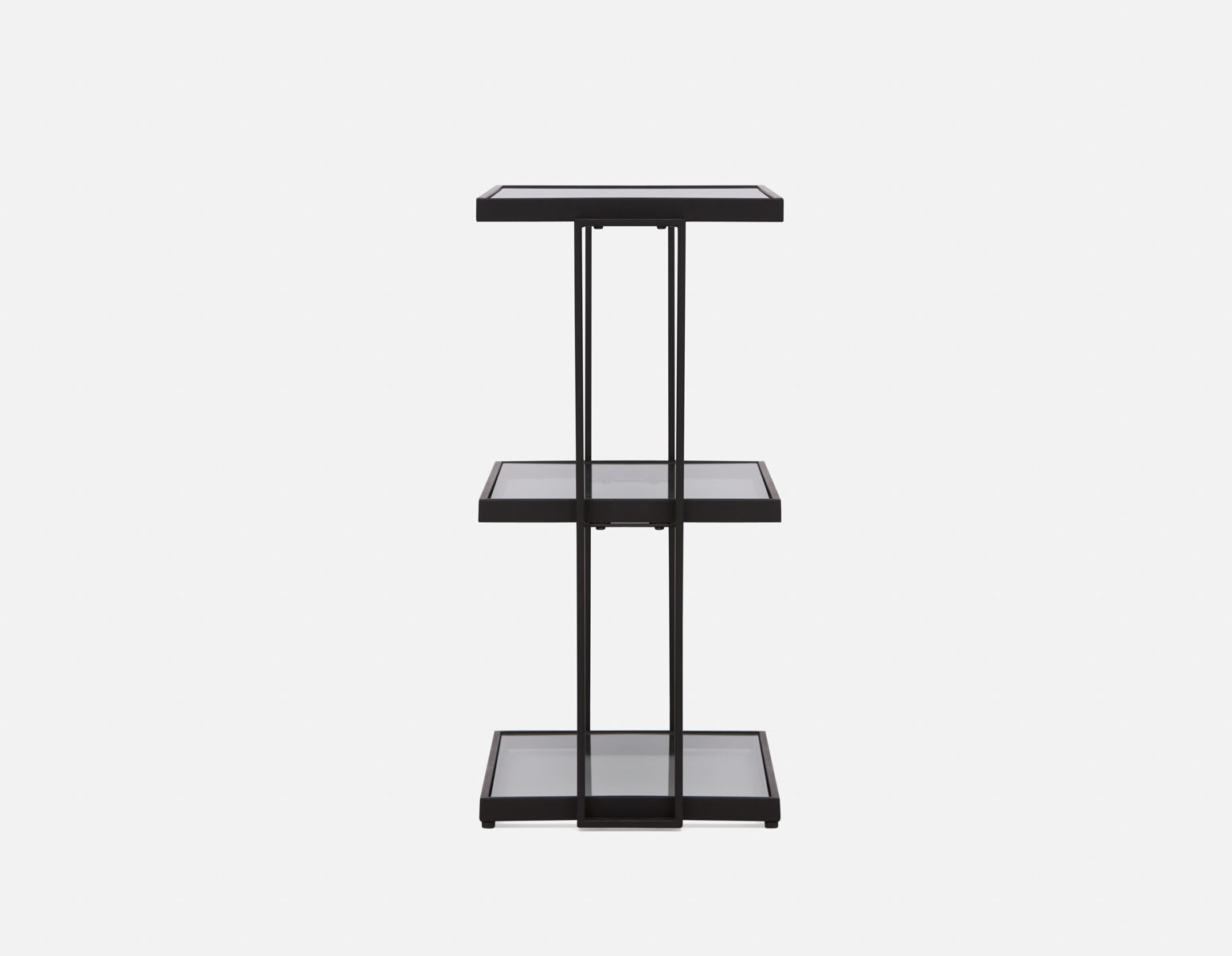 AGLAYA Étagères en verre trempé à 3 niveaux 84cm undefined