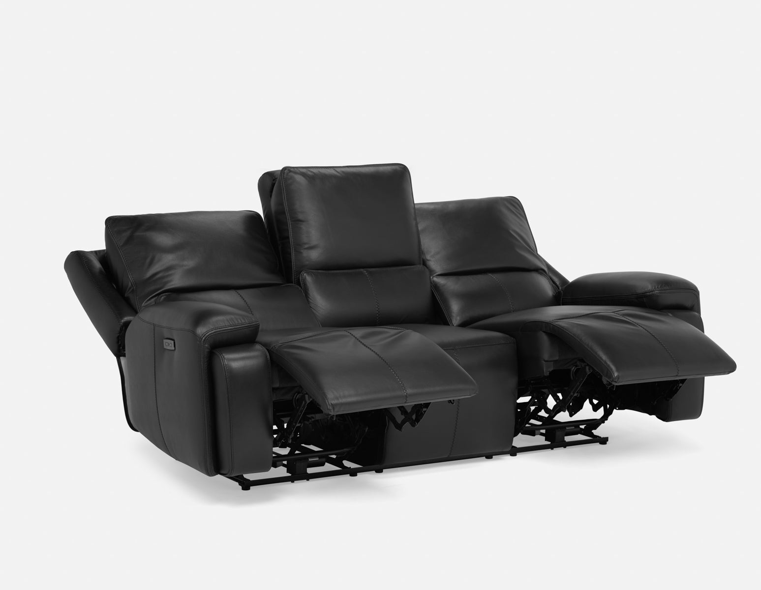 FAOUZI canapé inclinable en cuir contemporain undefined