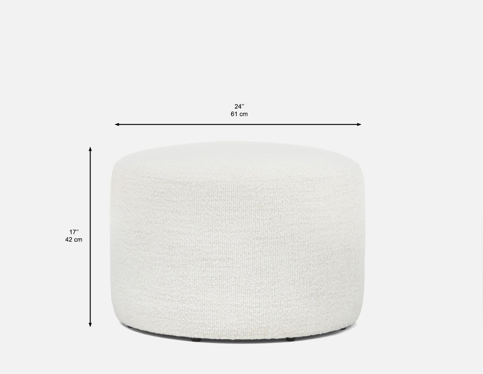 VASTO pouf en tissu undefined