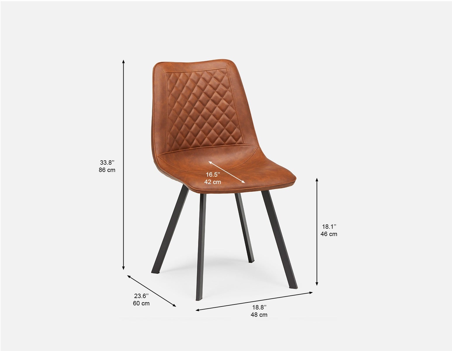 MALI chaise de salle à manger moderne du milieu du siècle undefined
