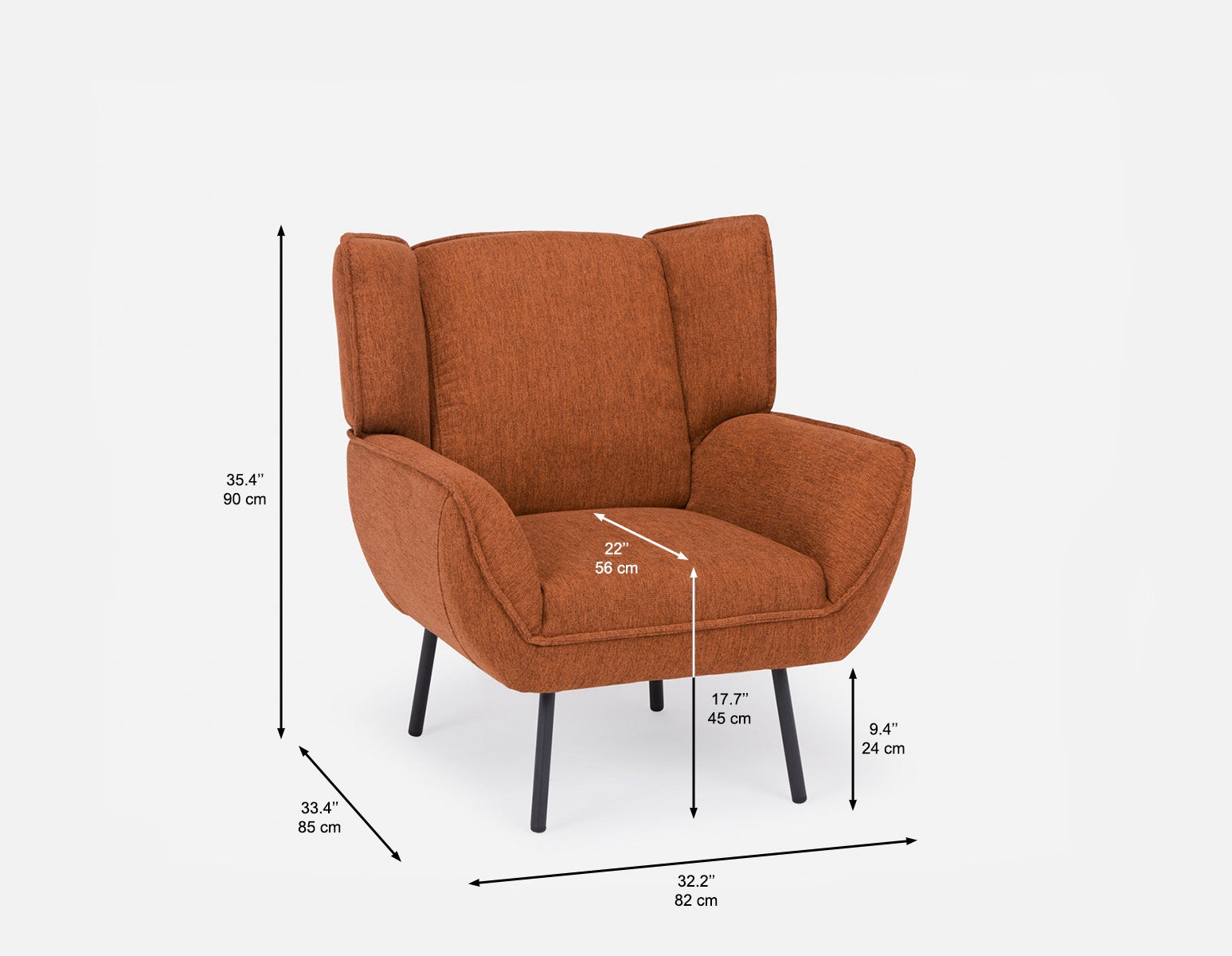 MARJORIE fauteuil contemporain moderne undefined