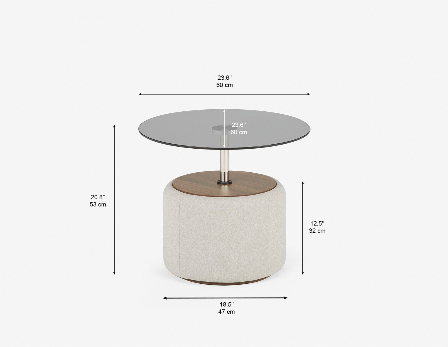 NICOLETTE table d'appoint undefined