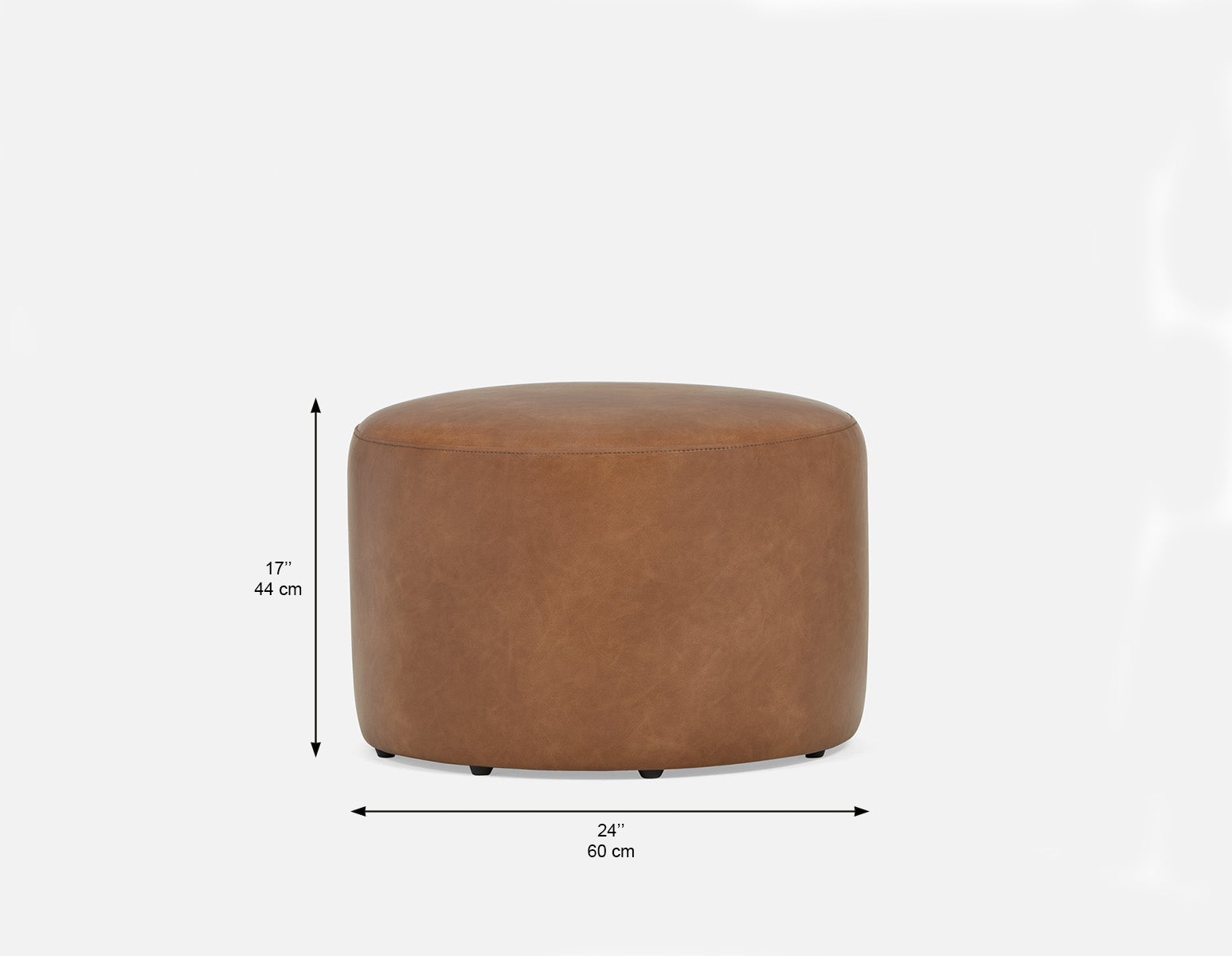 VASTO pouf en cuir vegan undefined