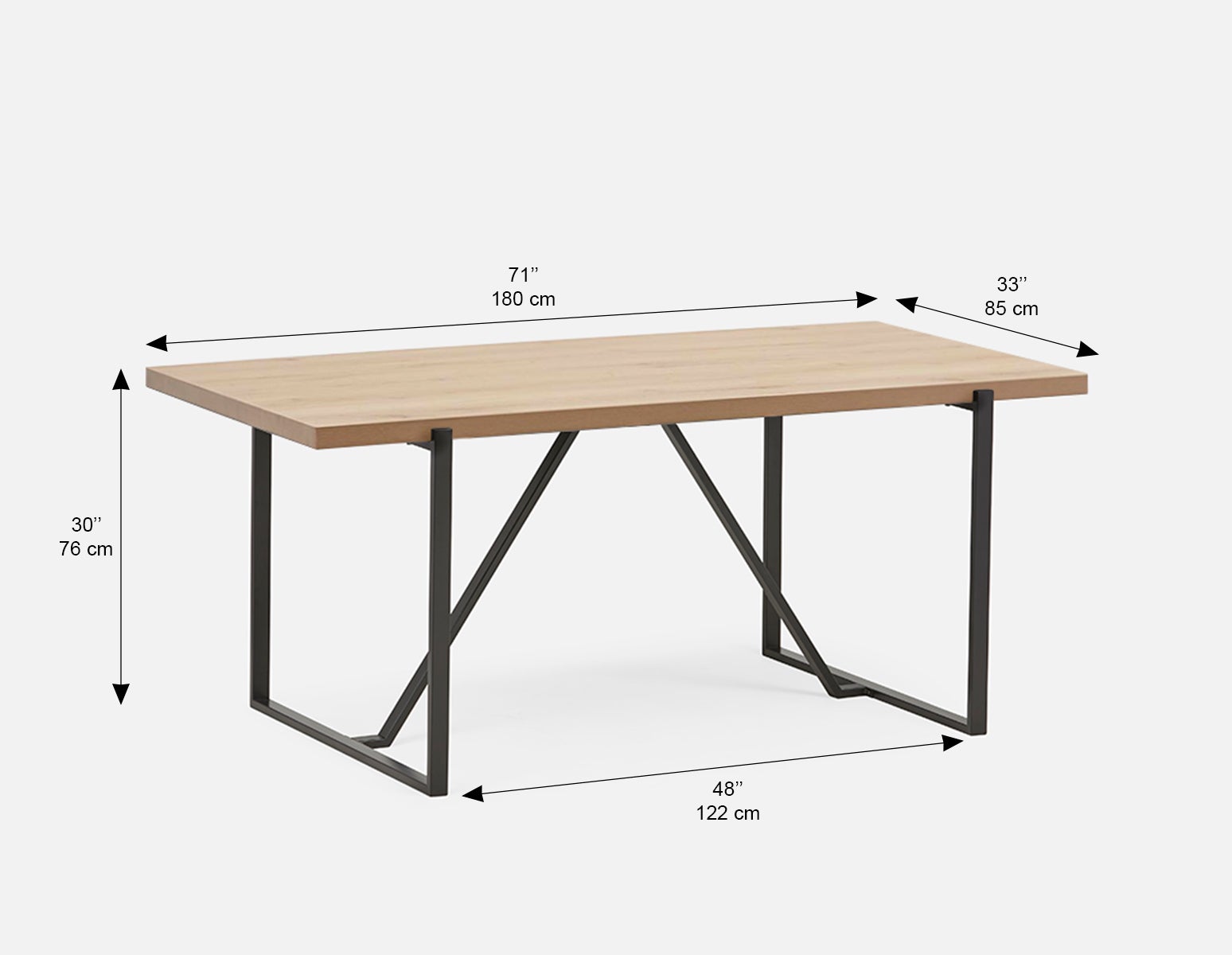 ARDA table de salle à manger 180 cm undefined