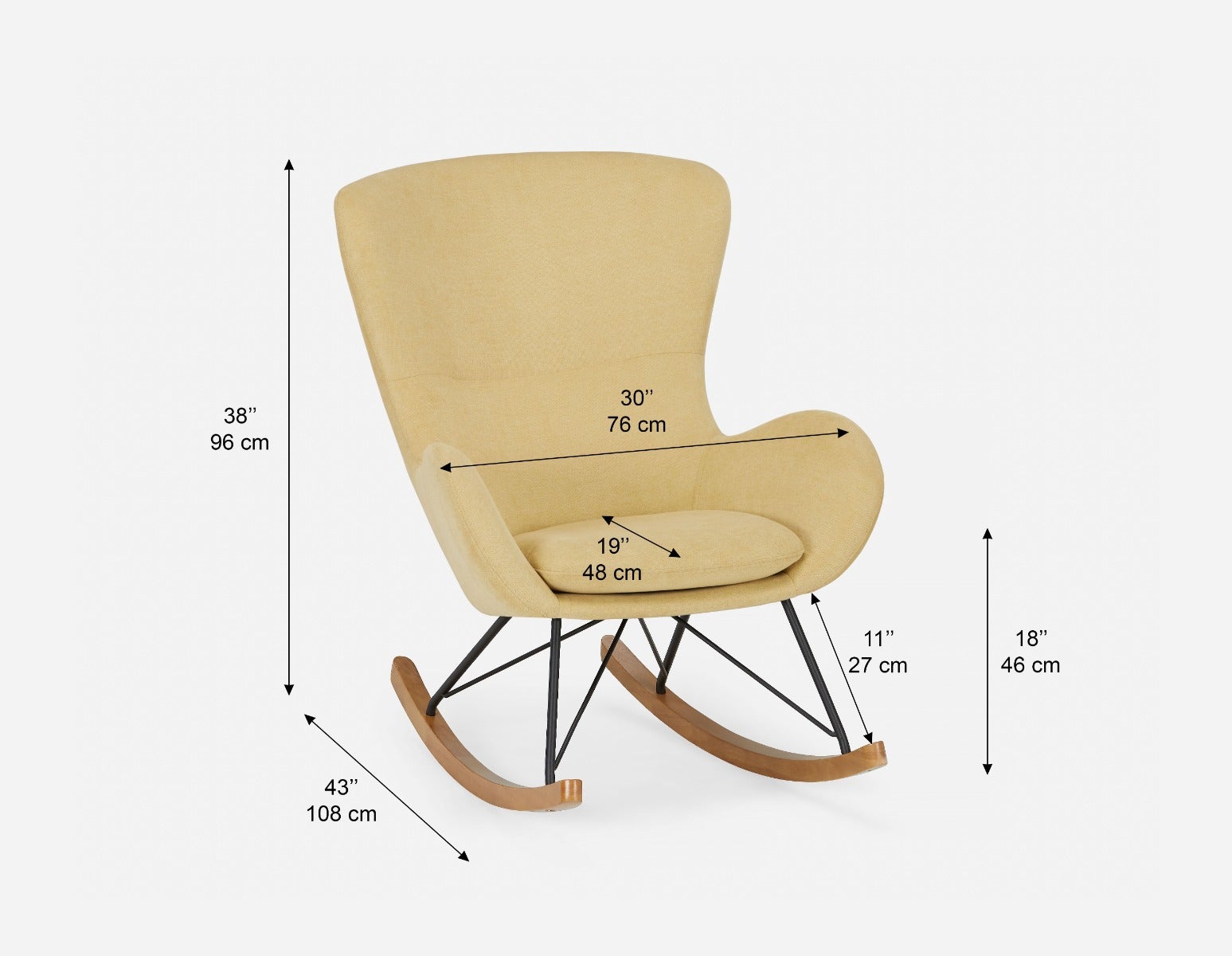 BENNET fauteuil berçant undefined