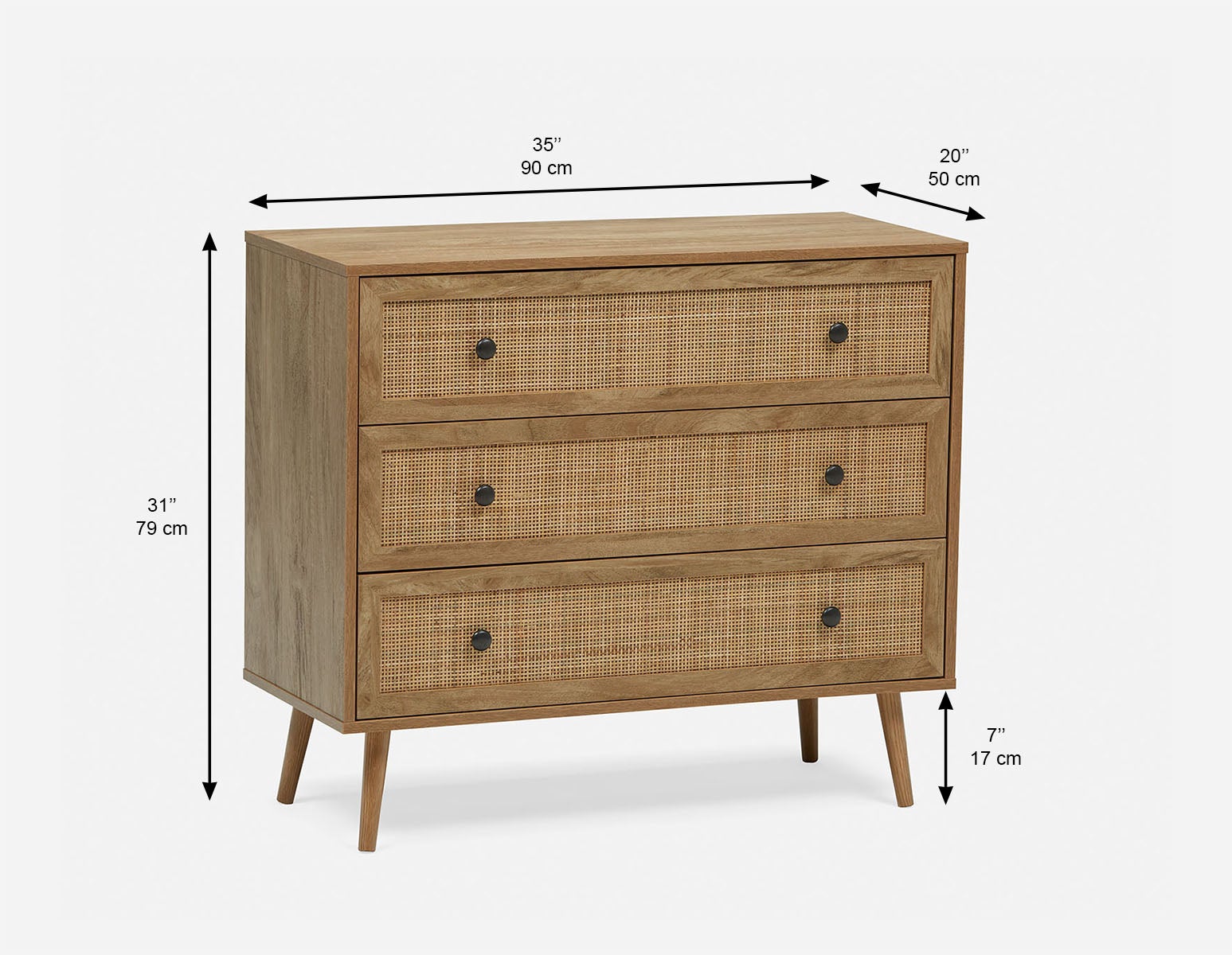 JETT commode 3 tiroirs undefined