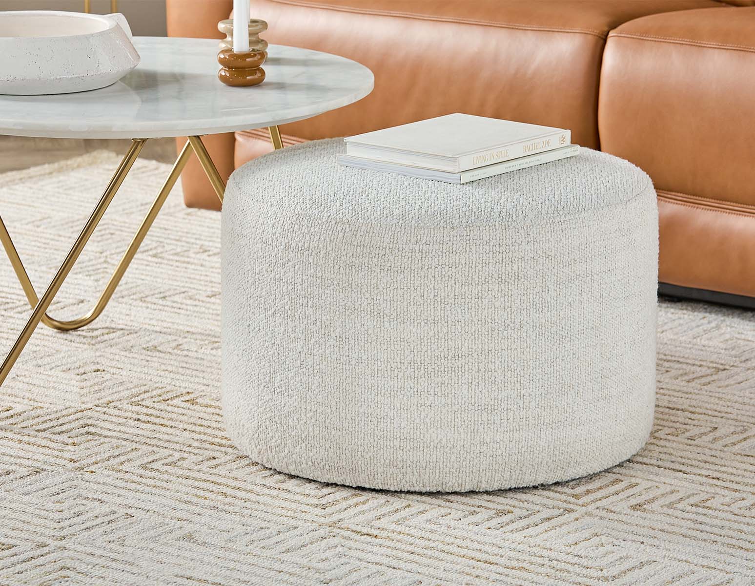 VASTO pouf en tissu undefined