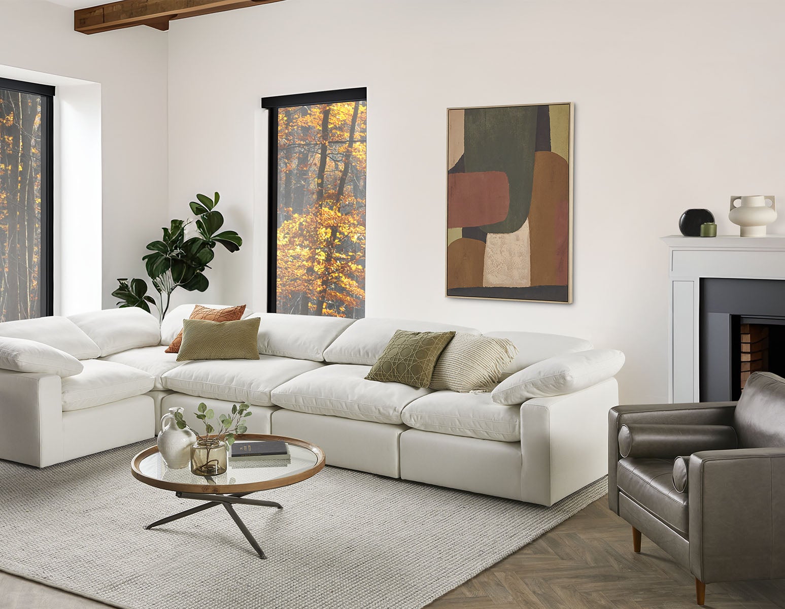 CALME giclée encadrée avec embellissement 80x120cm undefined