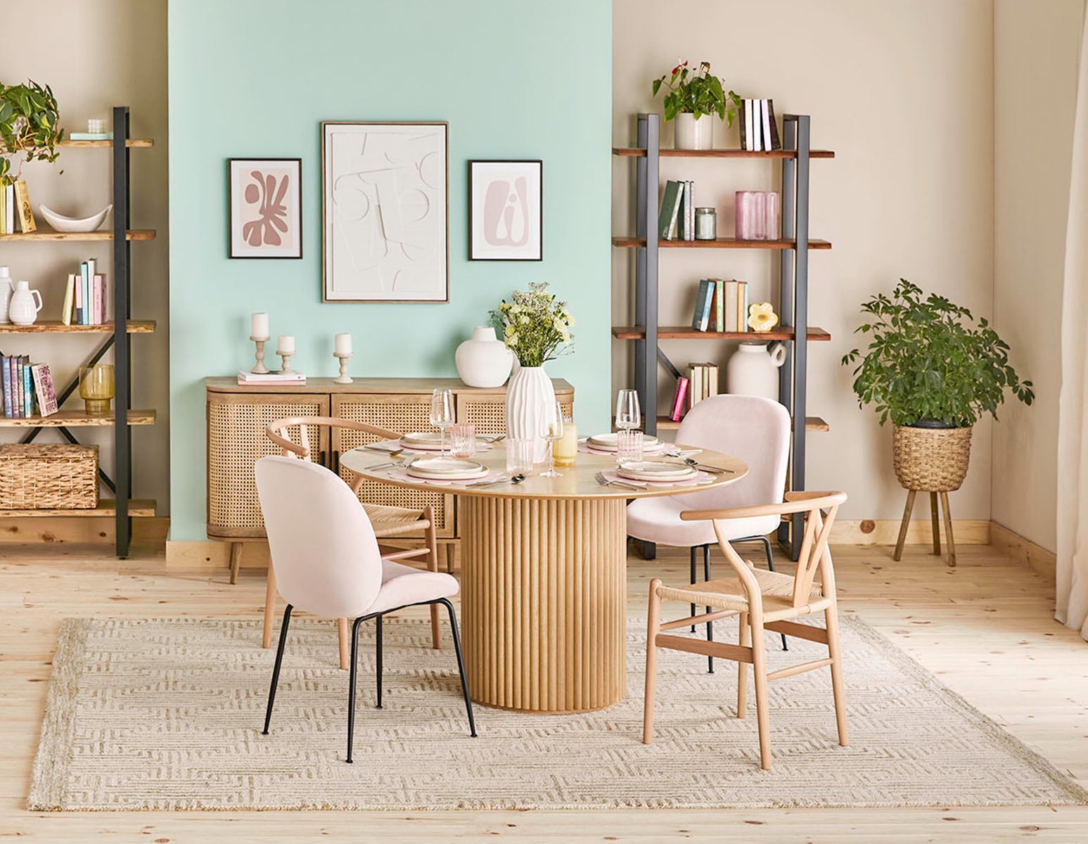 RENO étagère 5 tablettes en bois d'acacia undefined