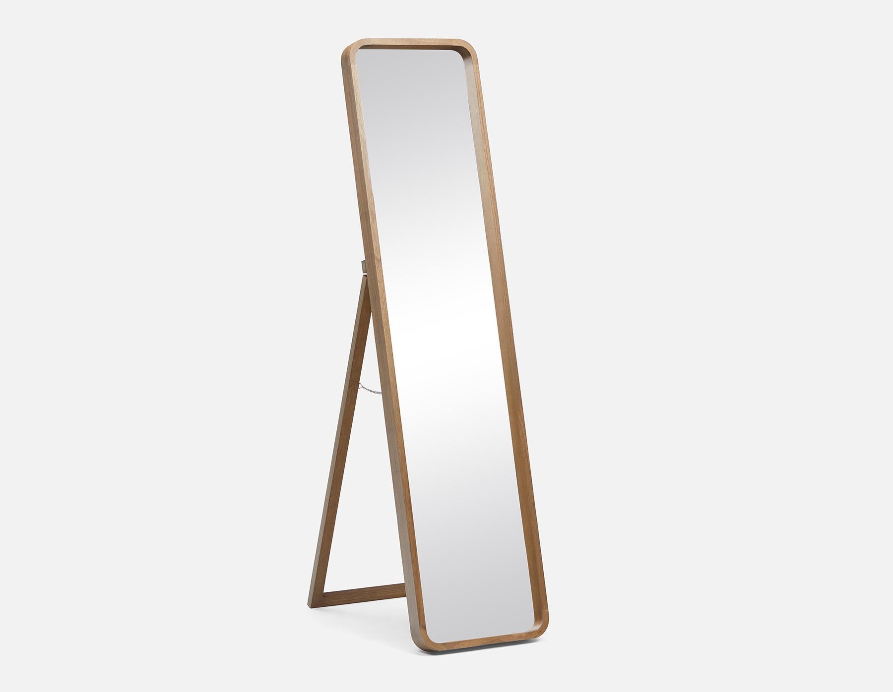 KYUSHA miroir sur pied avec cadre en bois de paulownia 36 cm x 147 cm undefined