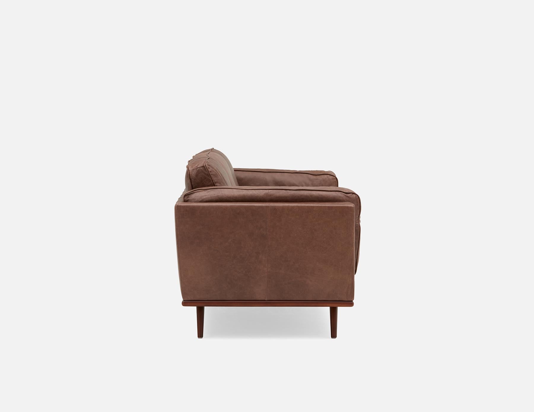ROWAN canapé 3 places 100 % cuir moderne du milieu du siècle undefined