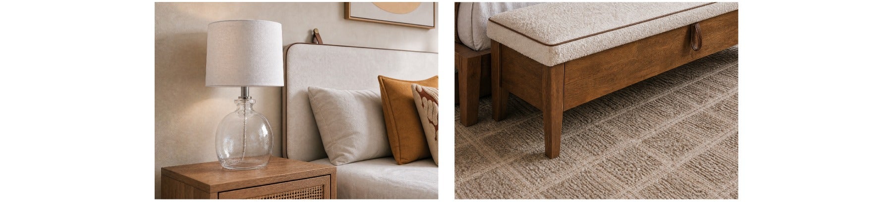 Hobson tapis tufté 8'x10' et Alina lampe de table