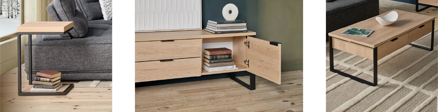 RYA table d'appoint, table basse et meuble télé