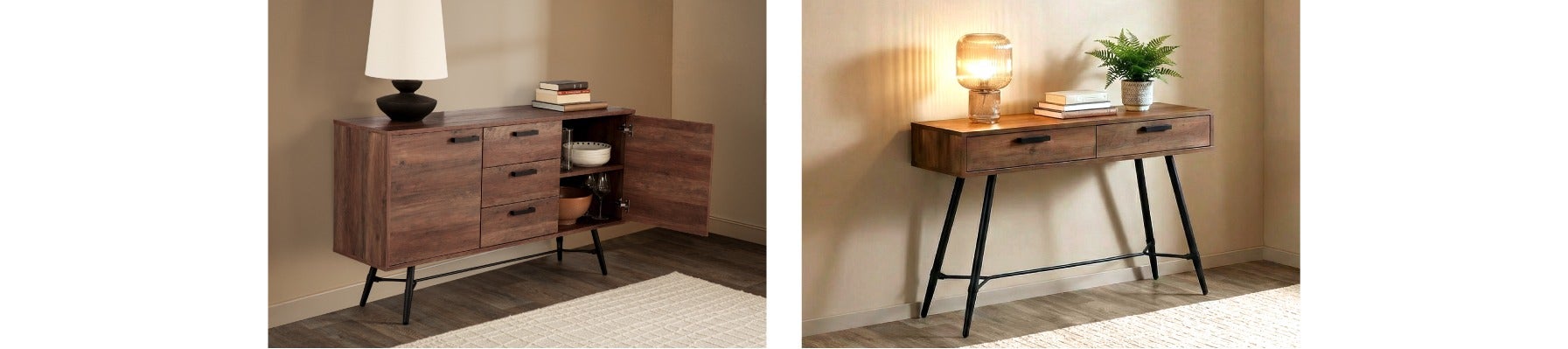 NASH buffet et console 120 cm