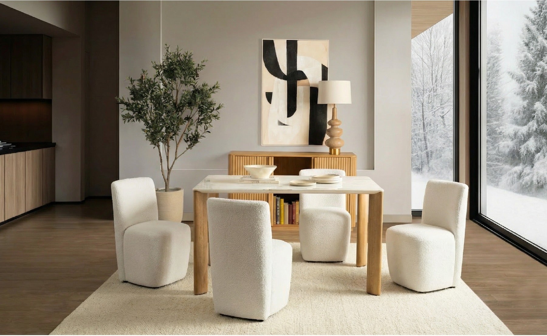 GIULIA table à dîner 150 cm
