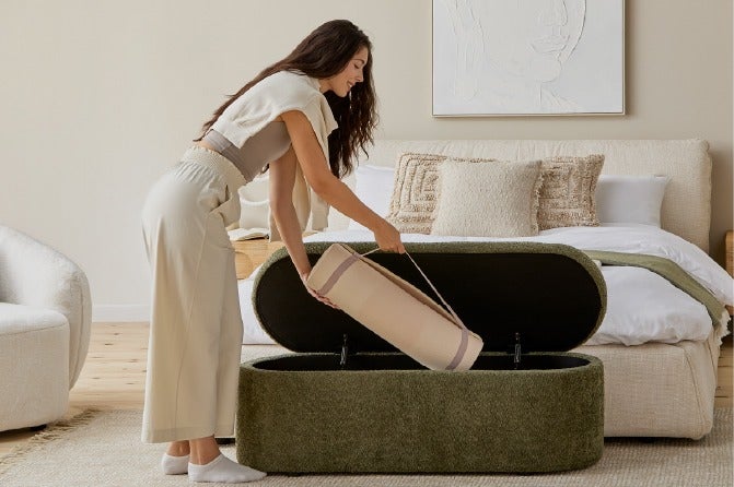 FLORENCE pouf avec rangement