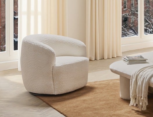 JANELLE fauteuil pivotant
