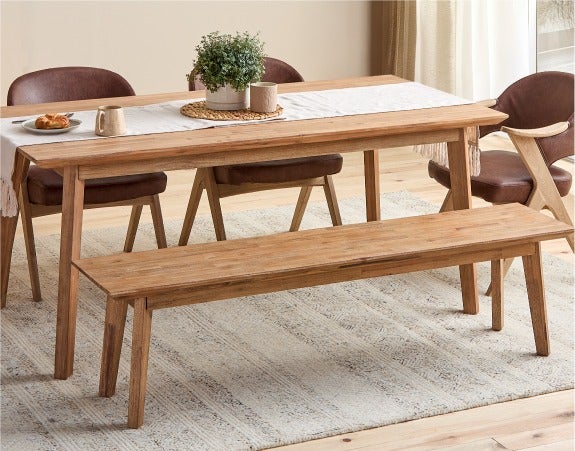 KABBANN banc en bois d'acacia