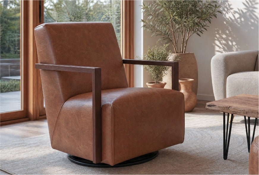 SELBY chaise d'appoint pivotante