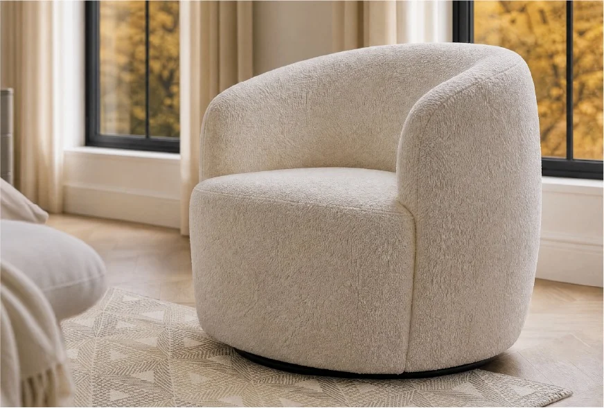 JANELLE fauteuil pivotant
