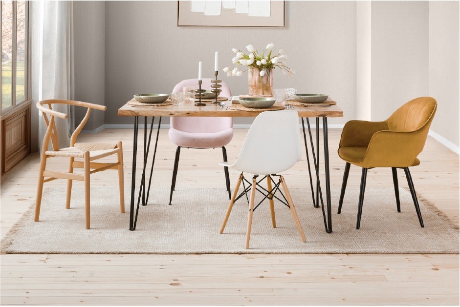 RENO table de salle à manger 140 cm
