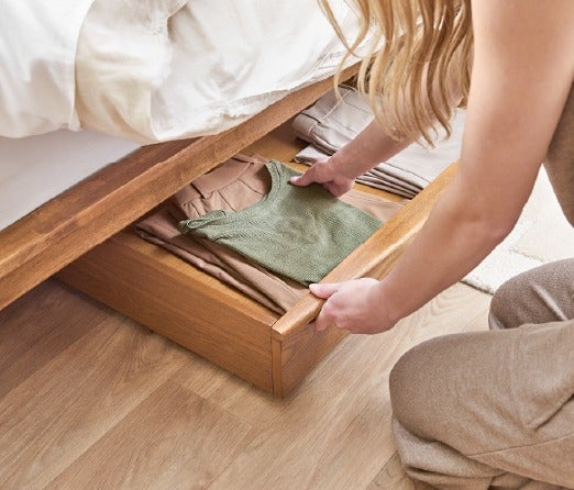 BENA ensemble de 2 tiroirs de rangement pour lit