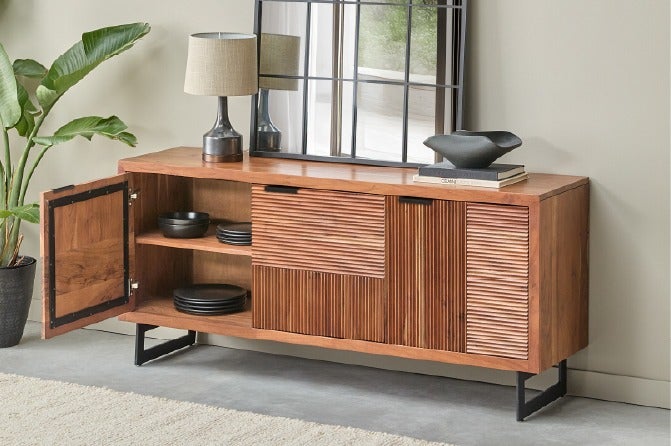 LYON buffet en bois d'acacia
