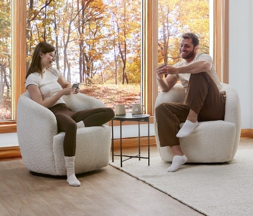 JANELLE fauteuil pivotant
