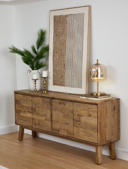 THESSALIA buffet en bois de manguier massif