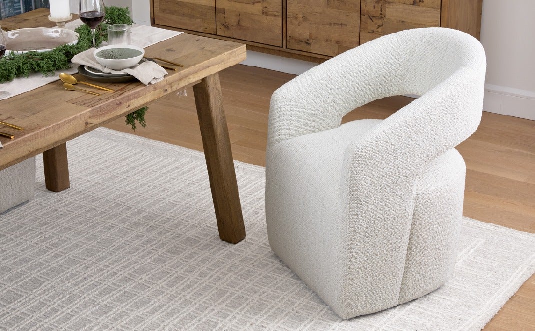 TIVOLI chaise de salle à manger sur roulettes