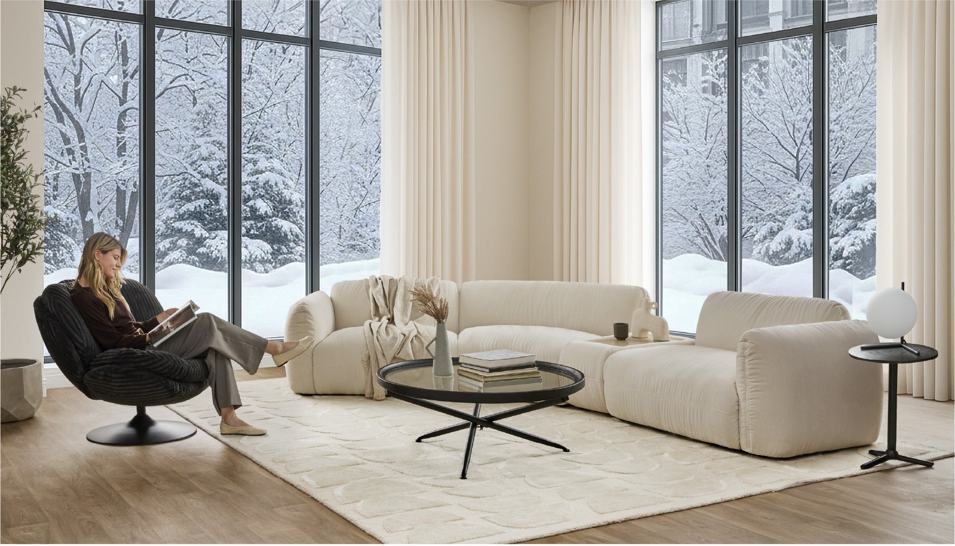 MODENA customizable modular sectional sofa