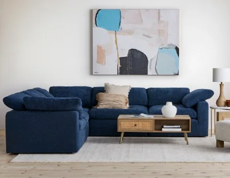 HELIO - canapé d’angle modulaire contemporain - Minuit