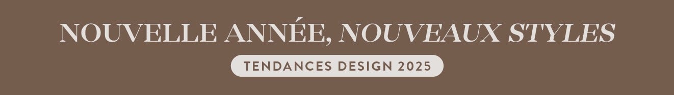 Nouvelle année, nouveaux styles. Tendances Design 2025